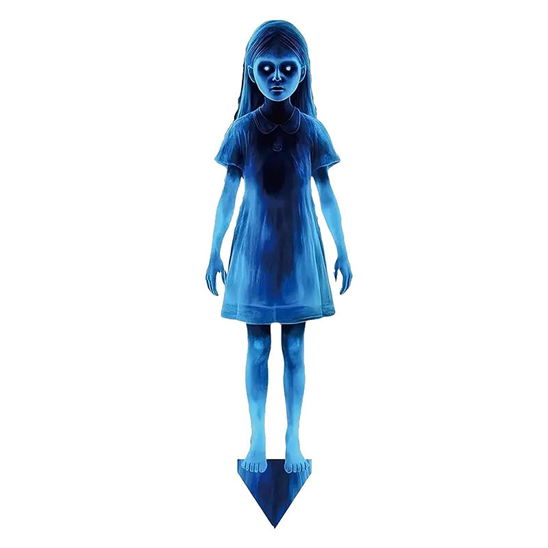 Enchanting Metal Spirit Girl Yard Sculpture – Weather-Resistant Outdoor Decoration for Gardens and Lawns