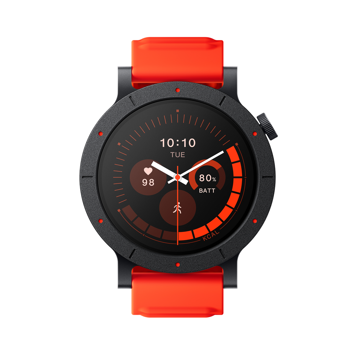 AstraFit Pro Smartwatch - Black & Orange Edition