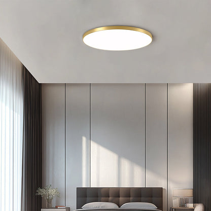 Sleek Circular LED Ceiling Fixture for Stylish Indoor Spaces