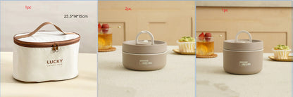 Thermal Insulated Stainless Steel Lunch Box for Hot Meals