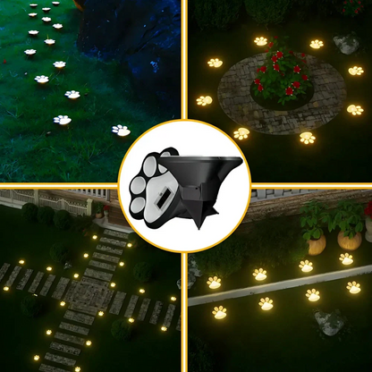 PawPrint Solar Garden Light - Eco-Friendly Outdoor Decor