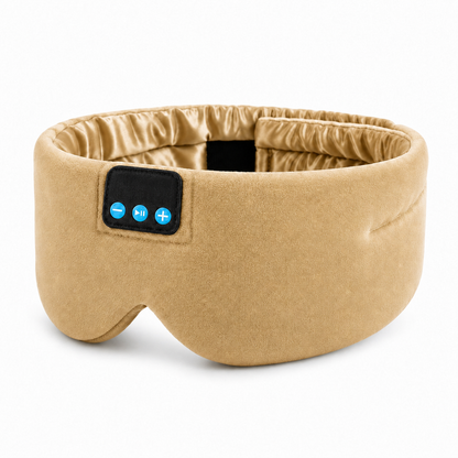 Wireless Music Eye Mask with HD Audio, Silk Fabric, Bluetooth & 12h Battery