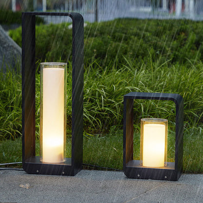 Elegant Solar & Wired Outdoor Garden Pathway Illumination