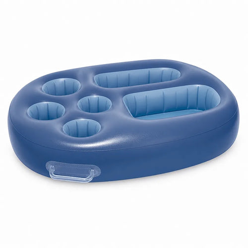 Versatile Inflatable Cooler and Snack Caddy for Outdoor Fun