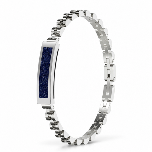 Sleek Stainless Steel Smart Fitness Tracker with Long Battery Life