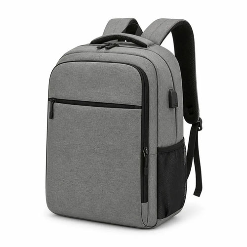 Durable Water-Resistant Backpack with USB Charging Port for 15.6" Laptops