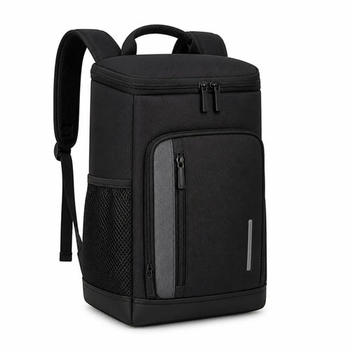Versatile Waterproof Backpack with Cushioned Straps and Multiple Pockets