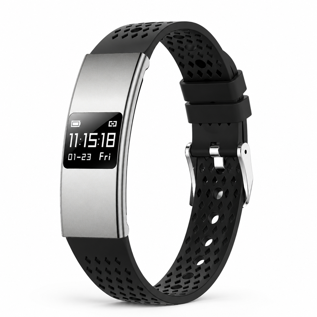 Sleek Waterproof Health Monitoring Smartband