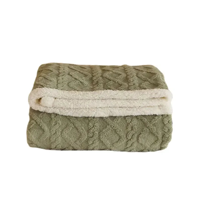 Thick Winter Lambswool Blanket – Warmth and Comfort