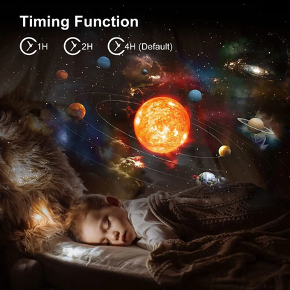 Celestial Dreamscape Projector with 360° Rotation & Scene Discs
