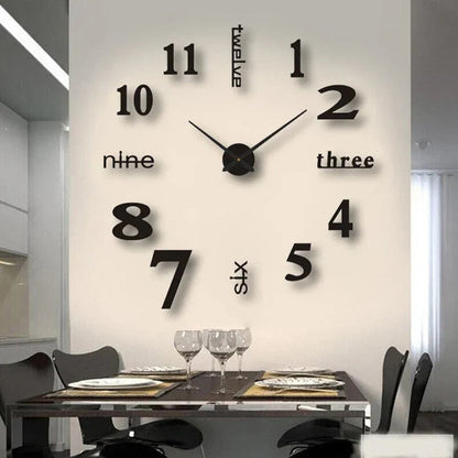 Chic Round Wall Clock for Effortless Home Elegance