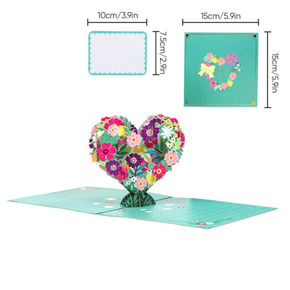 Elegant 3D Floral Keepsake Card for Special Occasions
