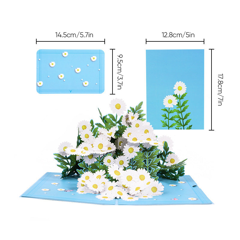 Elegant 3D Floral Keepsake Card for Special Occasions