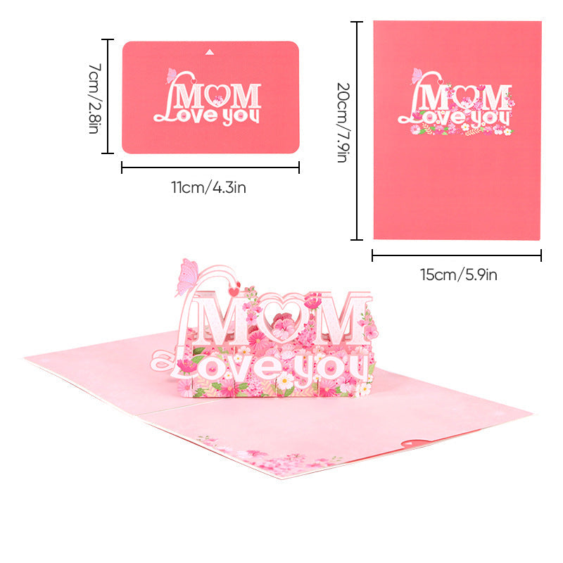 Elegant 3D Floral Keepsake Card for Special Occasions
