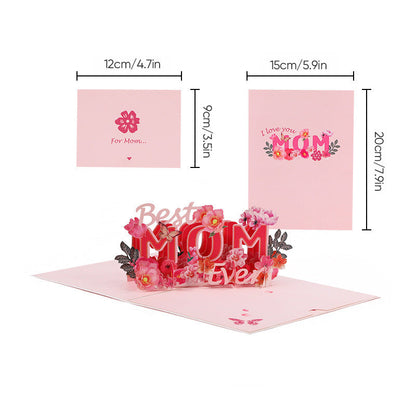 Elegant 3D Floral Keepsake Card for Special Occasions