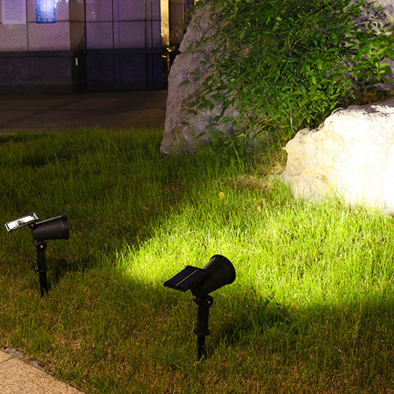 Outdoor LED Garden Spotlight with Adjustable Solar Multi-Color Lighting