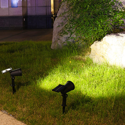 Outdoor LED Garden Spotlight with Adjustable Solar Multi-Color Lighting