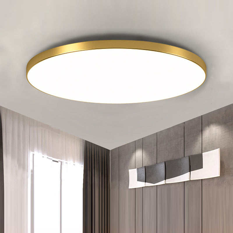 Sleek Circular LED Ceiling Fixture for Stylish Indoor Spaces
