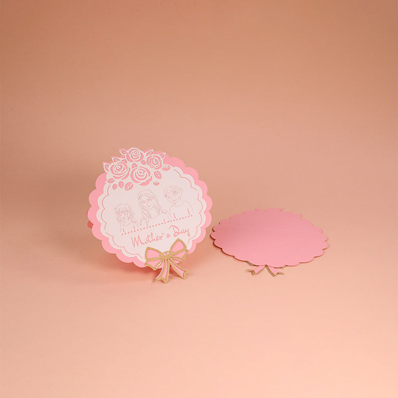 Elegant 3D Floral Keepsake Card for Special Occasions