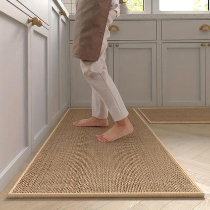 Elegant Anti-Fatigue Kitchen Mat with Stylish Design