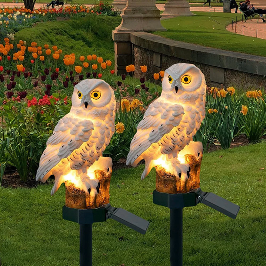 Solar-Powered Garden Lights – Owl-Shaped Outdoor Lamps