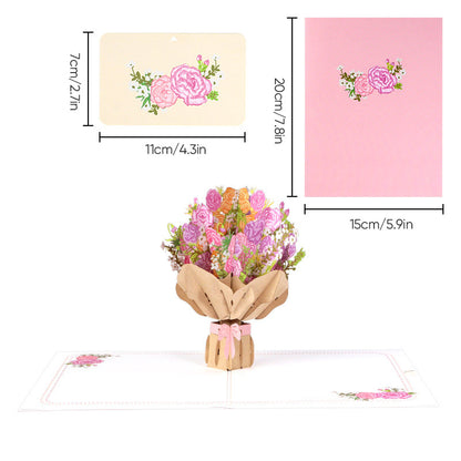 Elegant 3D Floral Keepsake Card for Special Occasions
