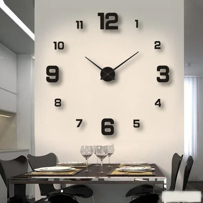 Chic Round Wall Clock for Effortless Home Elegance