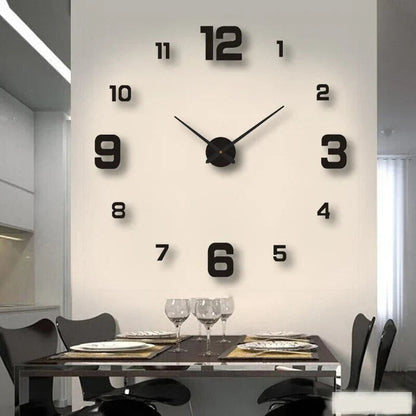 Chic Round Wall Clock for Effortless Home Elegance