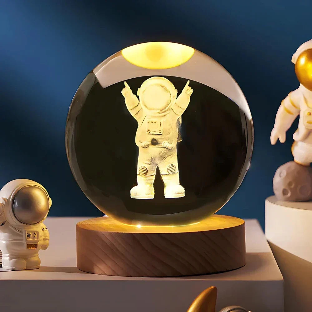 Galactic Sphere Night Lamp with USB Power