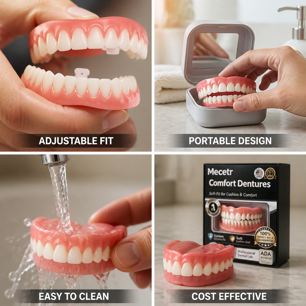 Customizable Portable Full-Mouth Denture Solution for Adults