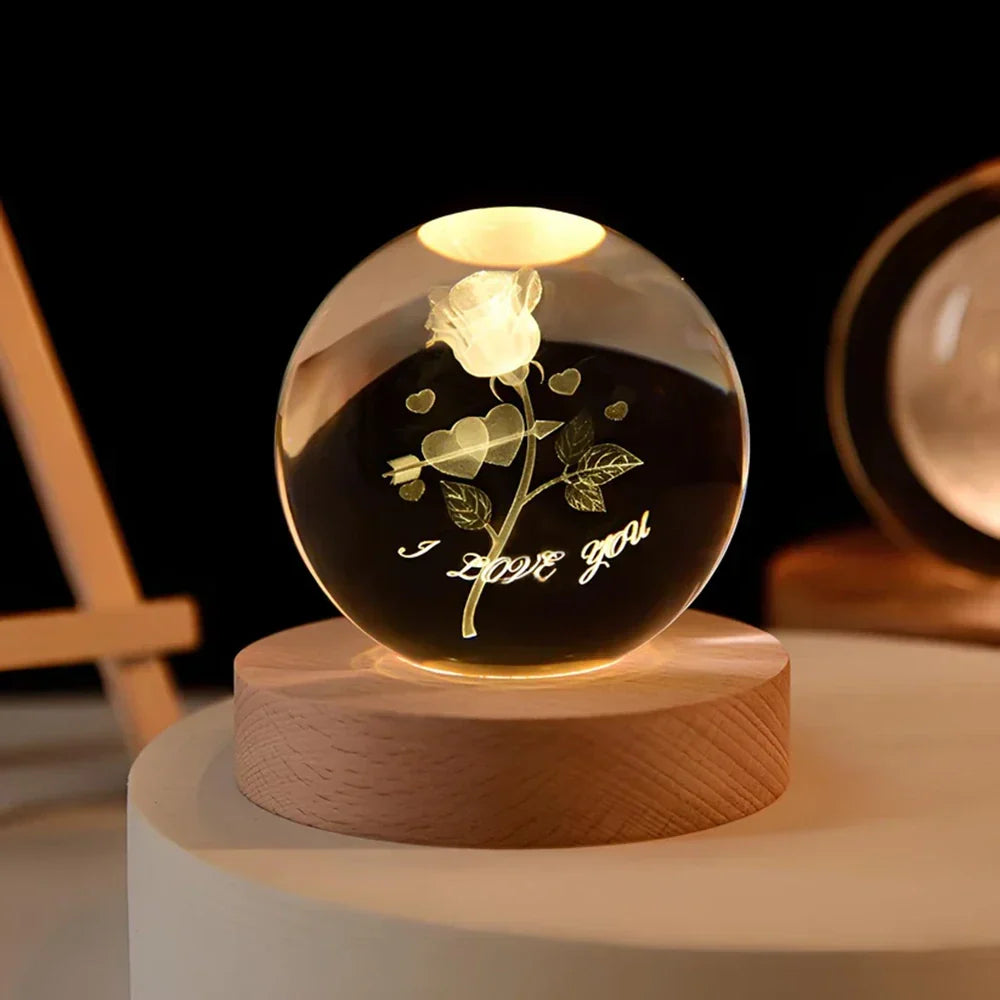 Celestial Glow Orb – Enchanting LED Home Illumination