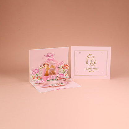 Elegant 3D Floral Keepsake Card for Special Occasions