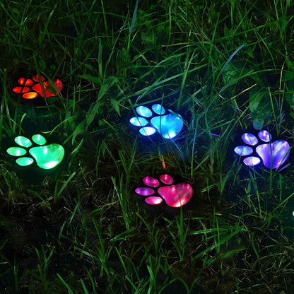 PawPrint Solar Garden Light - Eco-Friendly Outdoor Decor