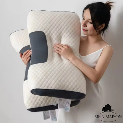Ergonomic Neck Pillow with Contour Design | Memory Foam | Breathable