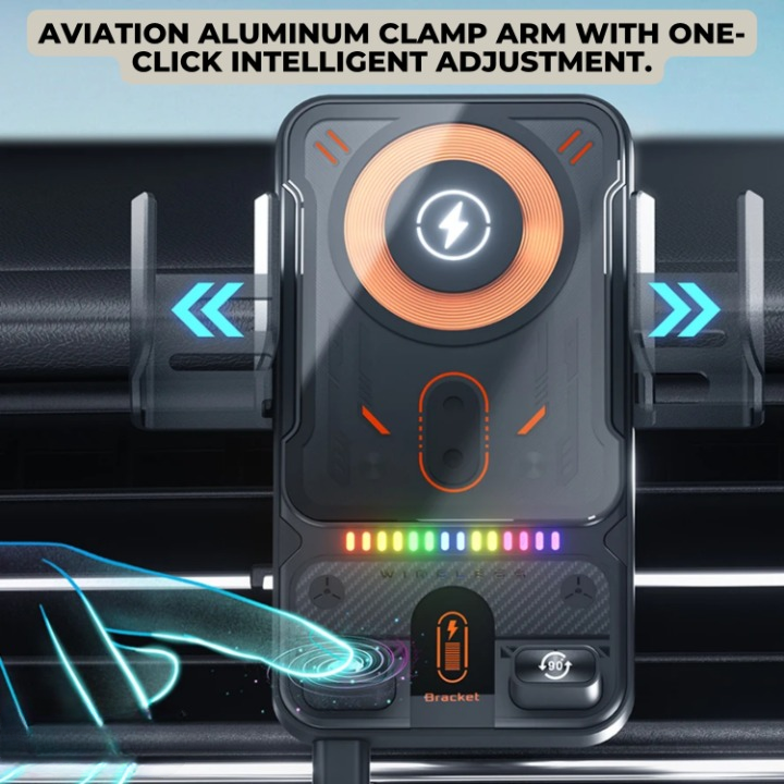 Wireless Charging Car Holder for Smartphones