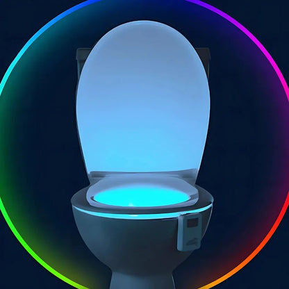 Motion-Activated LED Toilet Light for Hassle-Free Night Use