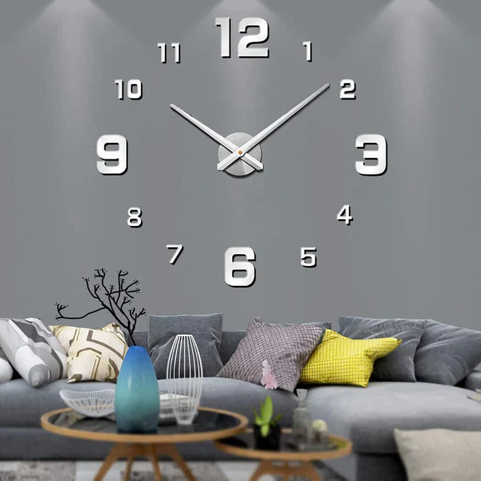 Chic Round Wall Clock for Effortless Home Elegance