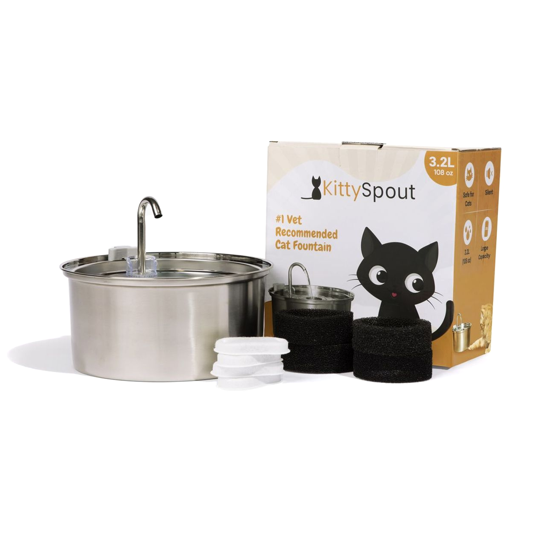 4L Smart Pet Water Dispenser with Stainless Steel Design