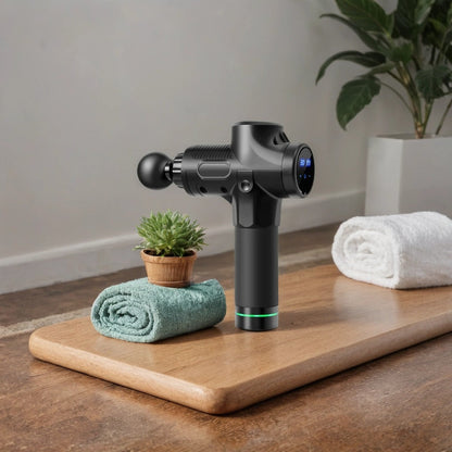 Massage Gun for Deep Tissue Relief | 30 Speed Settings, 6 Attachments, Silent Operation