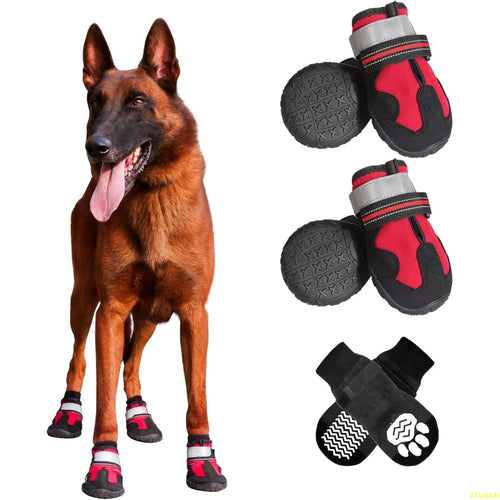 Durable Slip-Resistant Canine Footwear