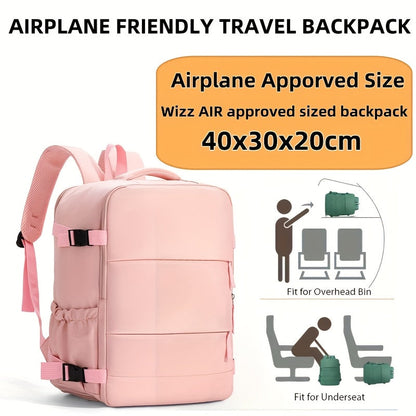 Versatile Travel Backpack with Shoe Storage Compartment