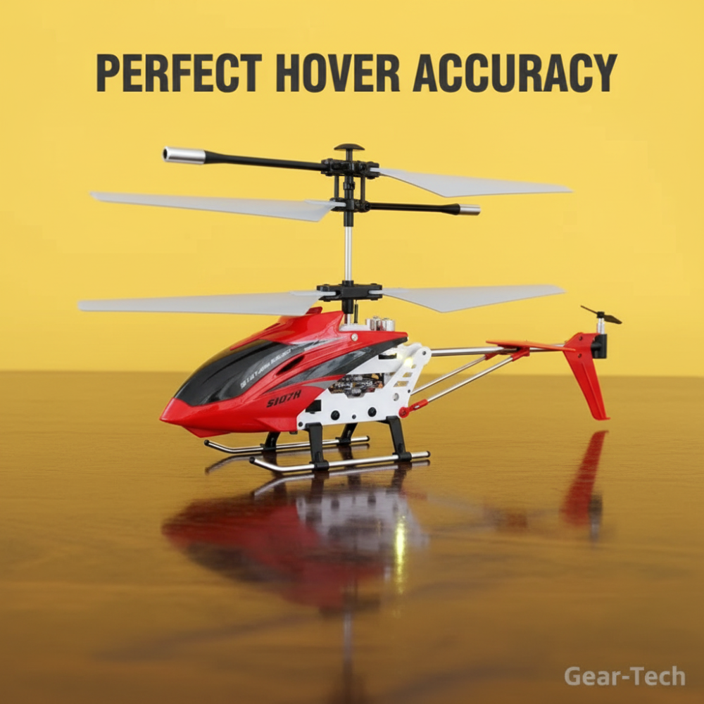 Sturdy Indoor Helicopter with LED Lighting and Impact Resistance