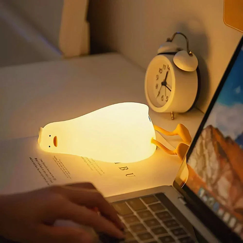 Charming LED Night Light with Adjustable Brightness & Timer
