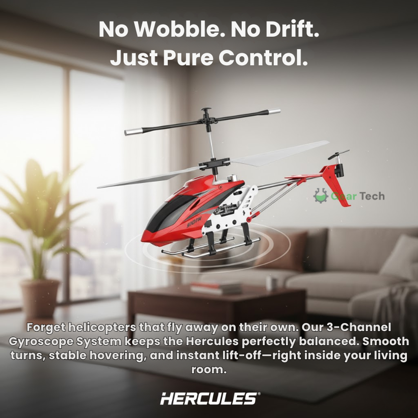 Sturdy Indoor Helicopter with LED Lighting and Impact Resistance