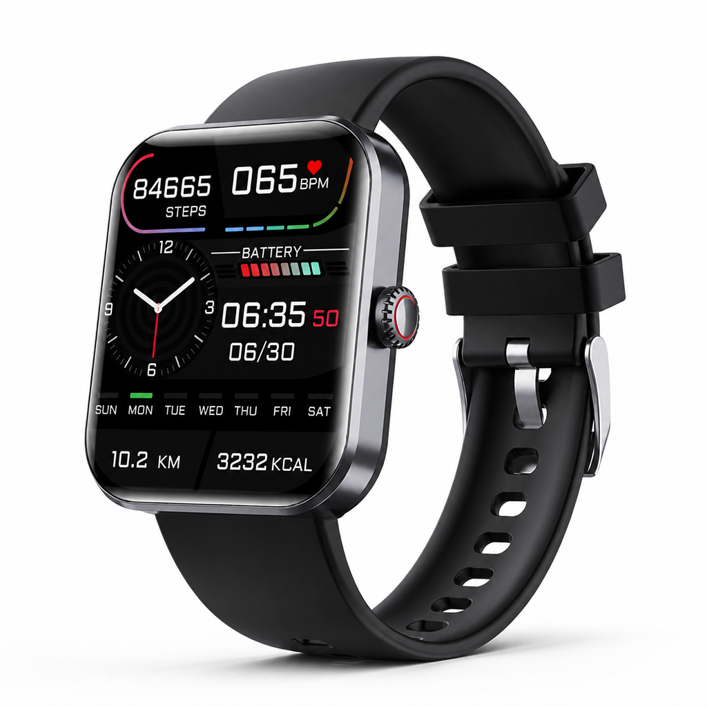 Smart Glucose Tracker Watch with 5-Day Battery Life