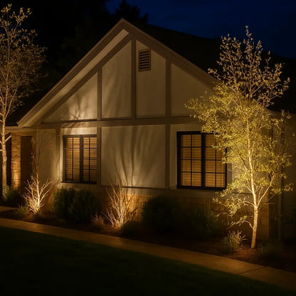 Versatile Solar-Powered LED Garden Spotlight for Outdoor Spaces