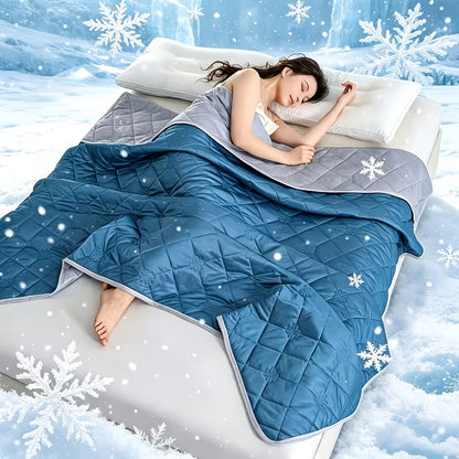 BreezeComfort All-Season Cooling Blanket for Ultimate Relaxation