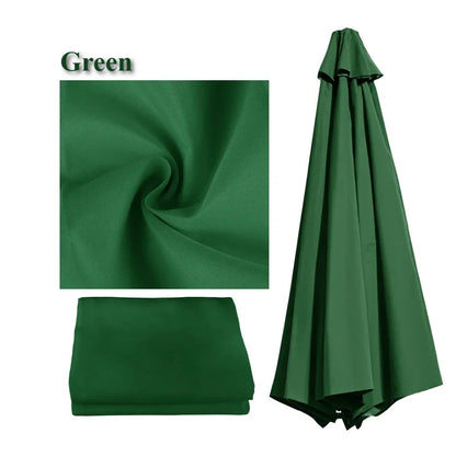 Waterproof Replacement Sun Umbrella Cover for 6/8 Ribs - Outdoor Use for Garden and Patio