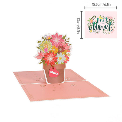 Elegant 3D Floral Keepsake Card for Special Occasions