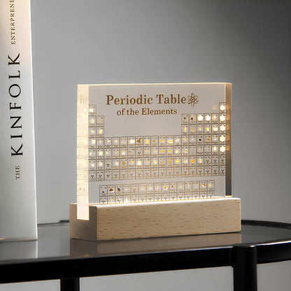 Illuminated Element Display: A Fusion of Science and Style
